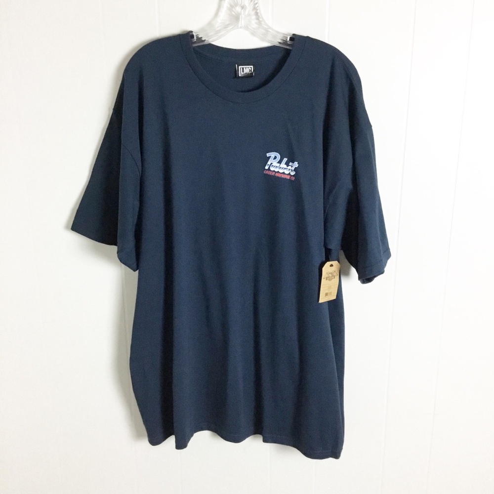 Loser Machine Co. Navy Blue Pabst Tshirt New NWT
